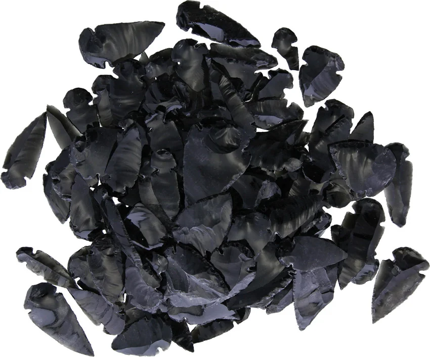 Arrowhead Black Obsidian Arrowhead Asst