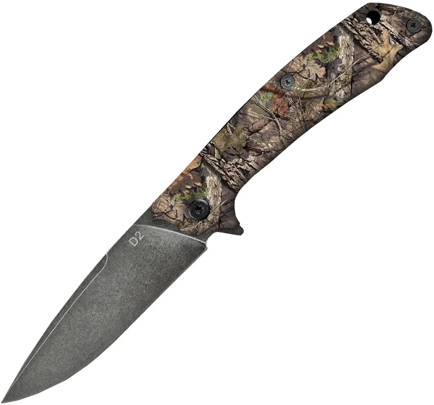 ABKT Scavenger Spring Assisted Knife Mossy Oak Break Up Country G-10(3.5" Black)