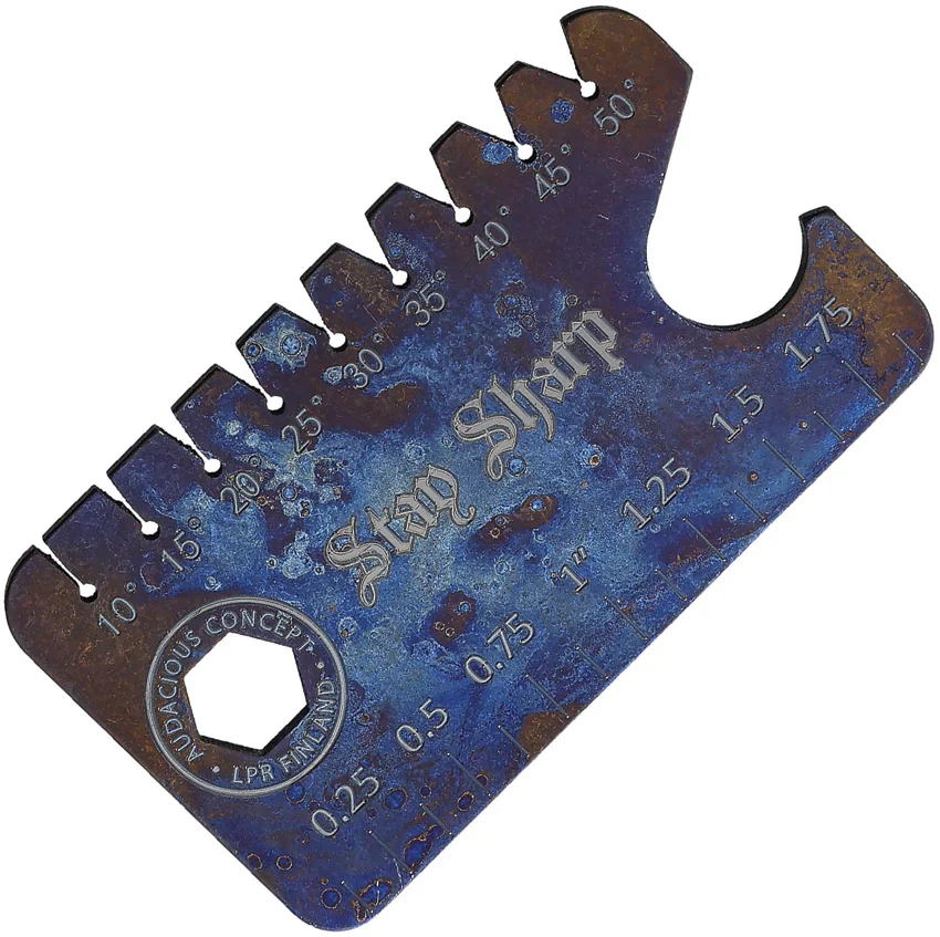 Audacious Concept Dog Tag 2.0 Anglefinder Blue Titanium