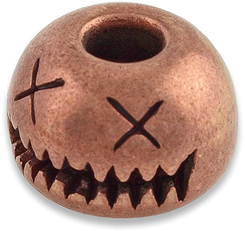 AuCon Smiley Bead Copper