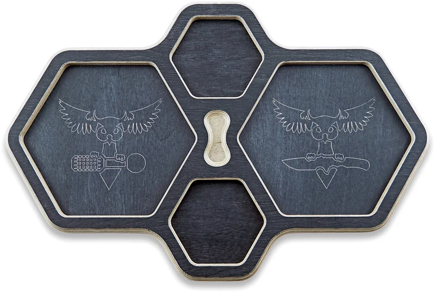 AuCon Tray Hex Black