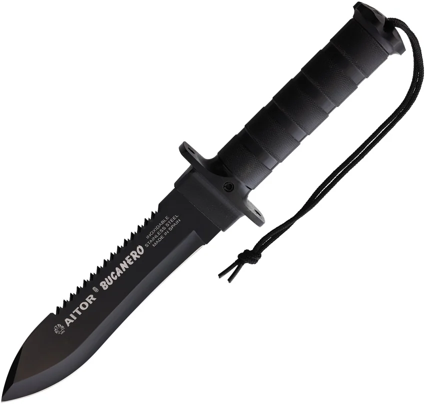 Aitor Knives Bucanero Fixed Blade Blk/Blk