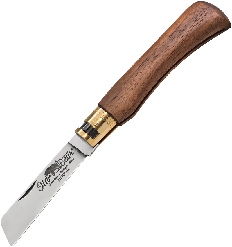 Antonini Old Bear Biltong Knife Medium Italian Olive Wood (3.2" Satin)