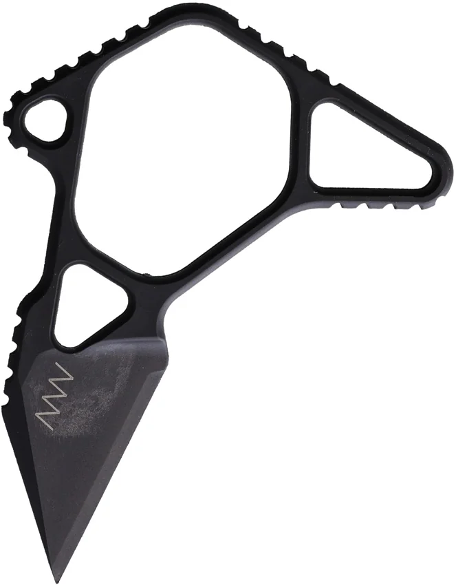 Acta Non Verba Knives M06 GRN Composite Fixed Blade Knife (1.8" Black)