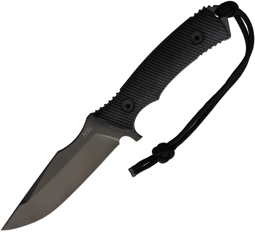 Acta Non Verba Knives M311 Spelter Compact Fixed Blade Knife Blk Mic (4.4" DLC)