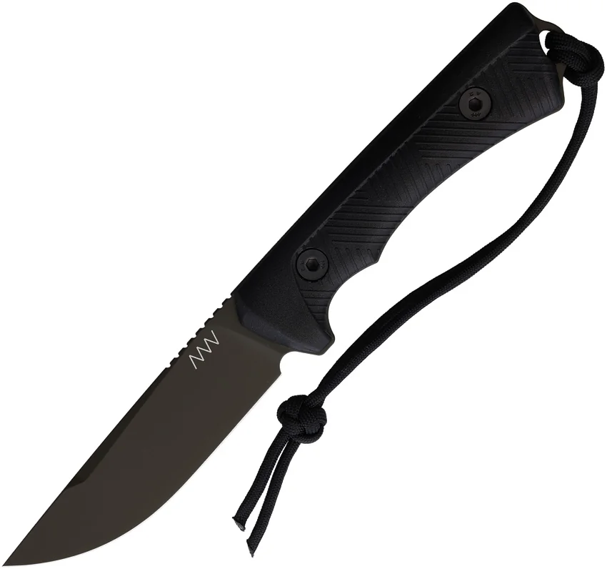 Acta Non Verba Knives P200 Fixed Blade Knife Black Polymer (4.1" Olive)