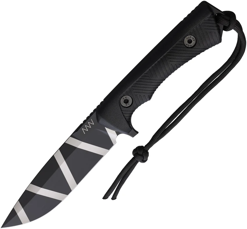Acta Non Verba Knives P250 Fixed Blade Knife Black GRN (4.7" Black Cerakote)