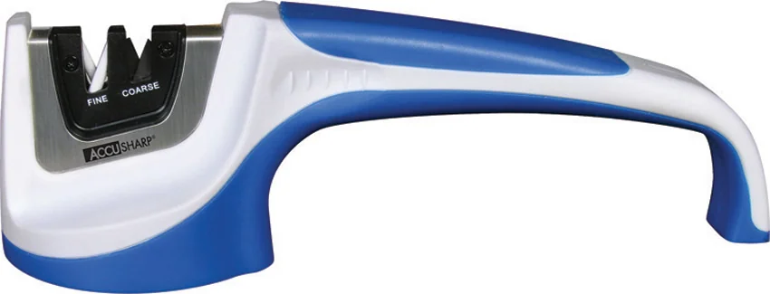 Accusharp Pull-Through Knife Sharpener 2-Stage (Blue/White)