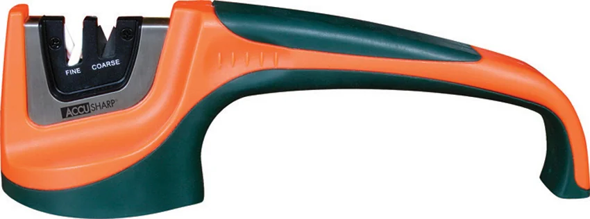 Accusharp Pull-Through Knife Sharpener 2-Stage (Green/Orange)