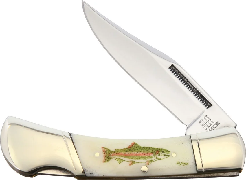 Alaska Scrimshaw Connection Salmon Lockback