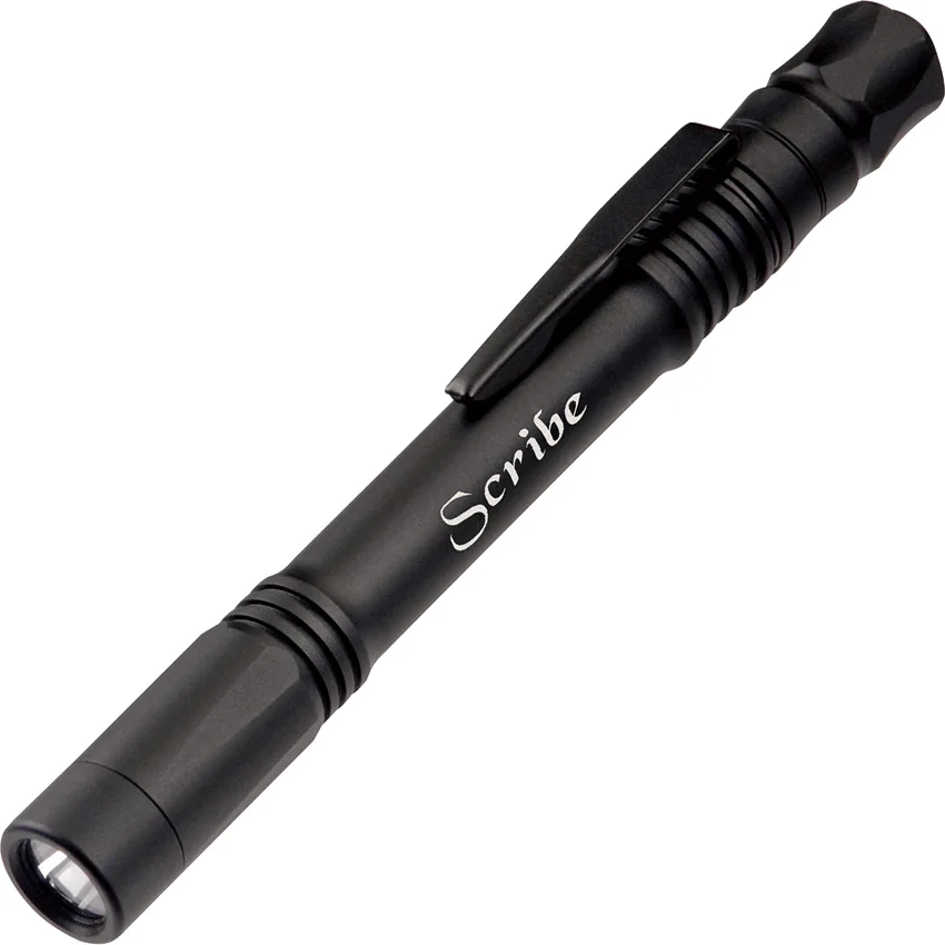 ASP Scribe Pen Style Flashlight 2 AAA Cell Black Aluminum (220 Lumens)