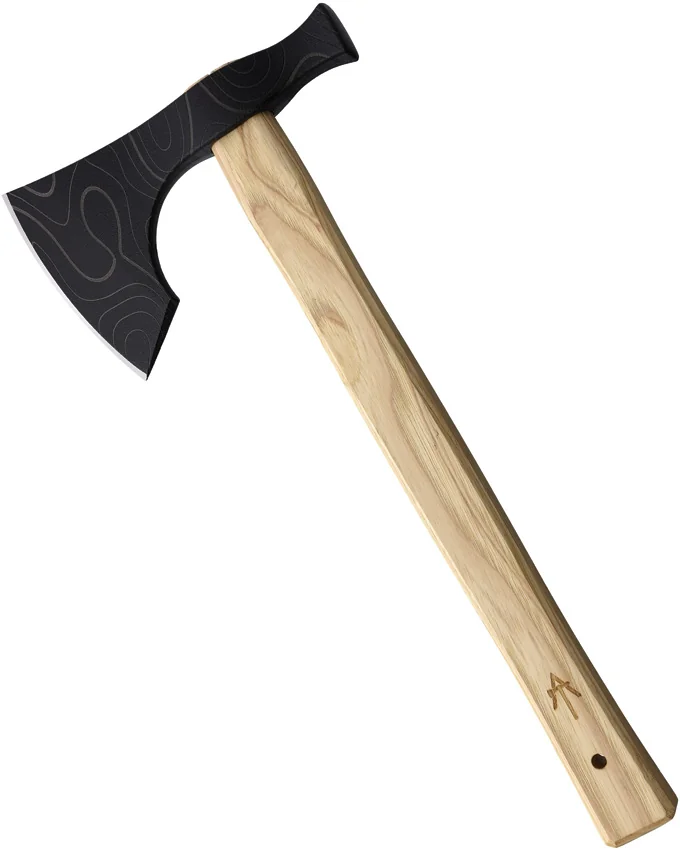 American Tomahawk Model 2 Tomahawk - Hickory (Topo Map)