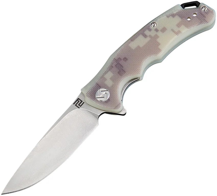 Artisan Cutlery Small Tradition Liner Lock Knife Digital Camo G-10 (3" SW)