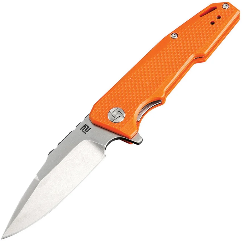 Artisan Cutlery Predator Linerlock Orange D2