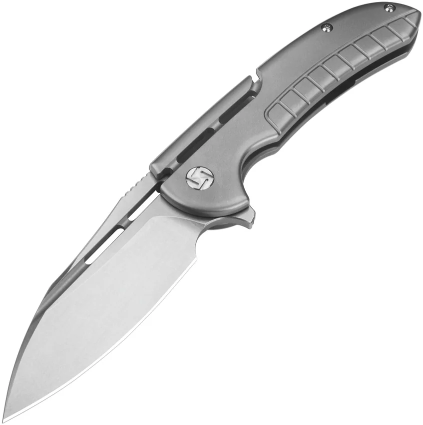 Artisan Cutlery Valor Frame Lock Knife Gray Titanium (3.5" Satin)