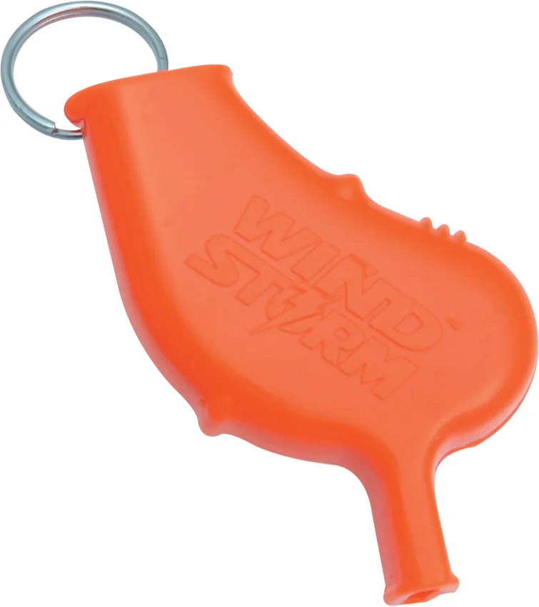 Wind Storm Personal Safety Whistle (Orange)