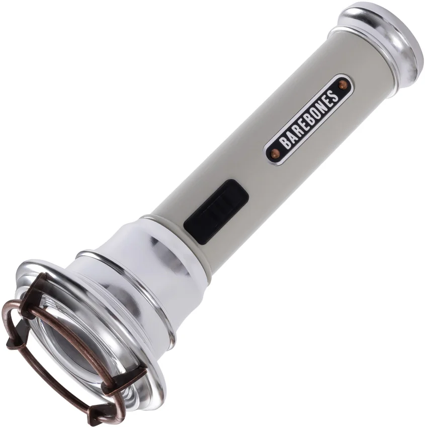 Barebones Living Vintage Flashlight Vintage White (170 lumens)