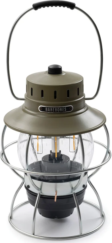 Barebones Living Railroad Lantern Olive Drab (200 Lumens)