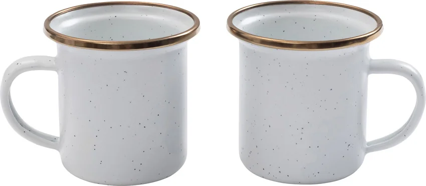 Barebones Living Enamel Espresso Cup Eggshell