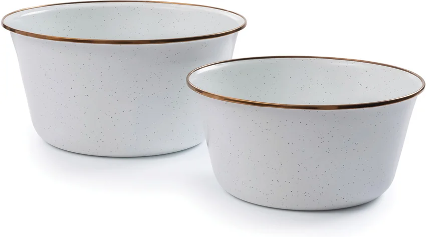 Barebones Living Enamel Mixing Bowl Set