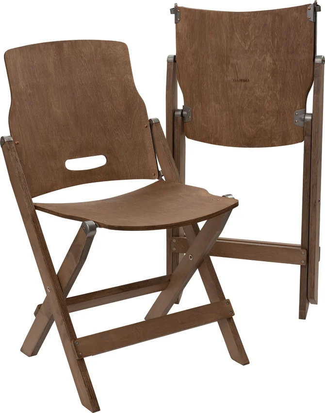 Barebones Living Ridgeline Wood Folding Chair