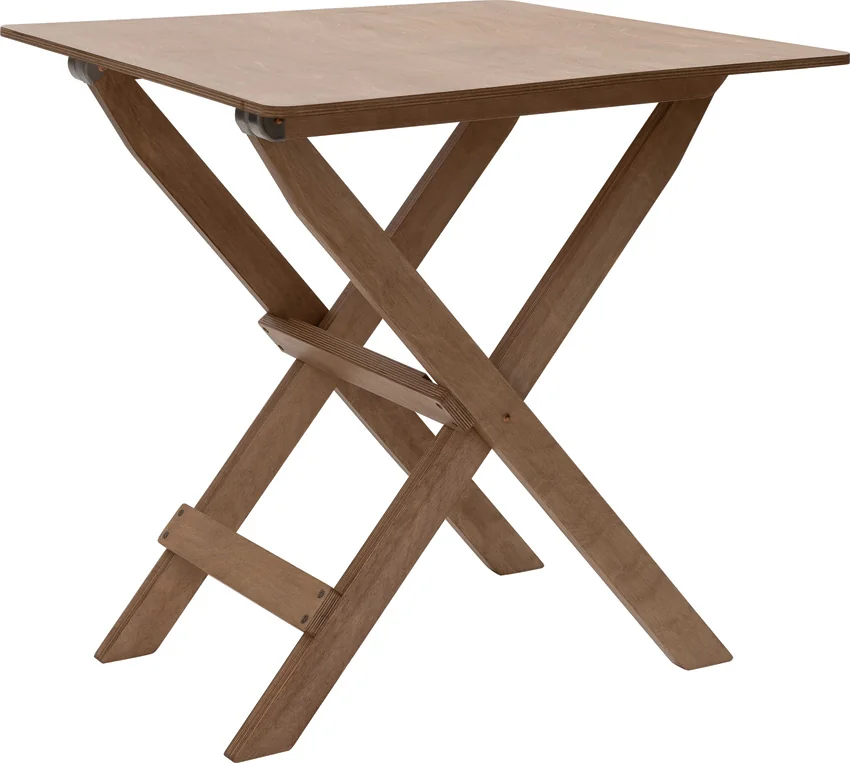 Barebones Living Ridgeline Wood Folding Table