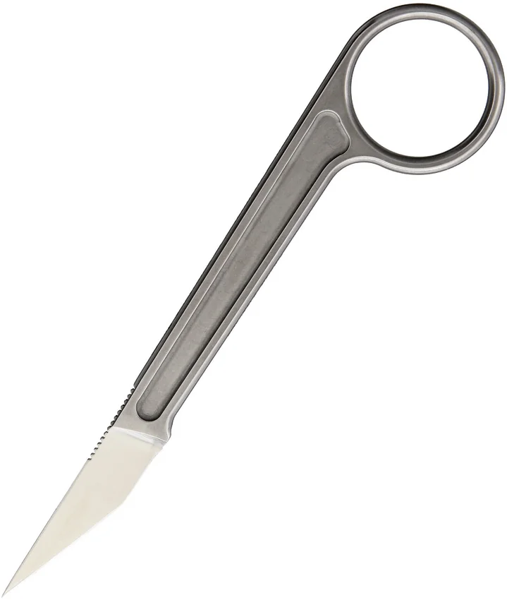 Bastinelli Picoeur Fighting Scalpel Fixed Blade (1.5" Stonewash)