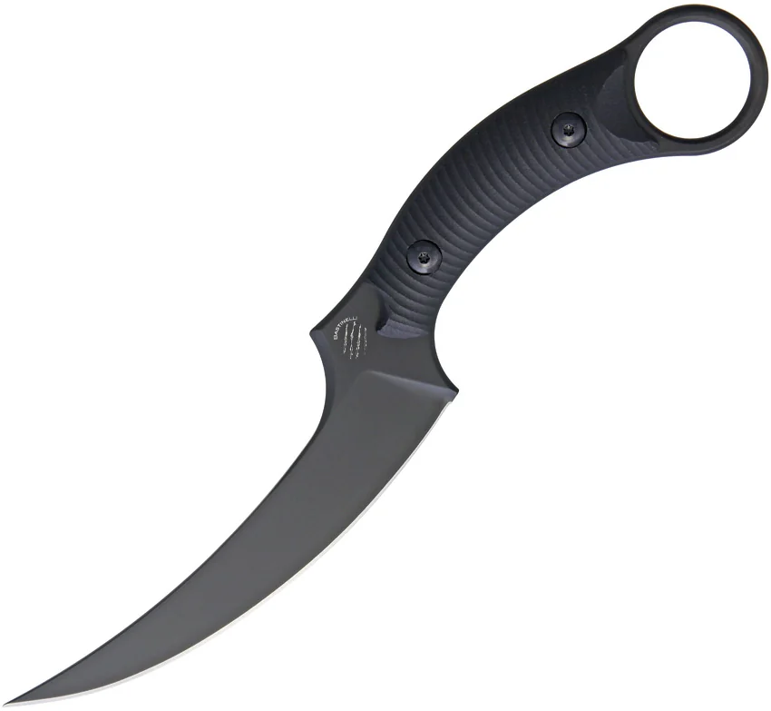 Bastinelli Creations Mako Fixed Blade Black G-10 (4.5" Black PVD)