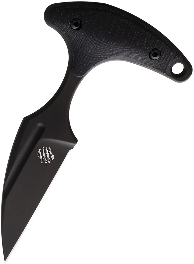 Bastinelli Creations L'Innocent Push Dagger Knife Black G-10 (1.75" Black PVD)
