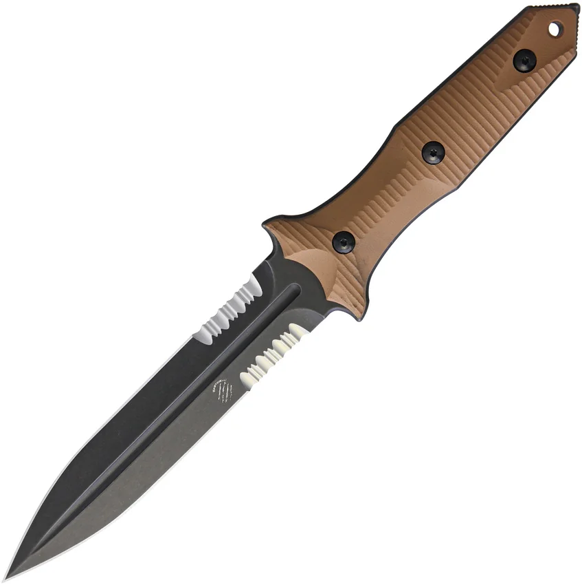 Bastinelli Creations Grozo Fixed Blade Coyote