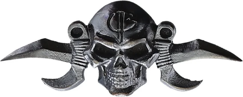 Bastinelli Creations Small Reaper Menuki Drk Bronze