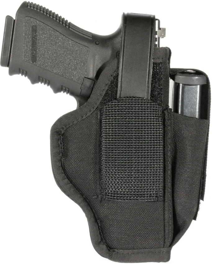 Multi-Use Nylon Holster 05 Black w/ Belt Clip