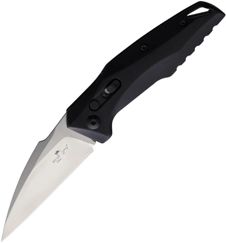 Bear OPS Bold Action XVII Automatic Knife Black Aluminum (2.8" Satin)