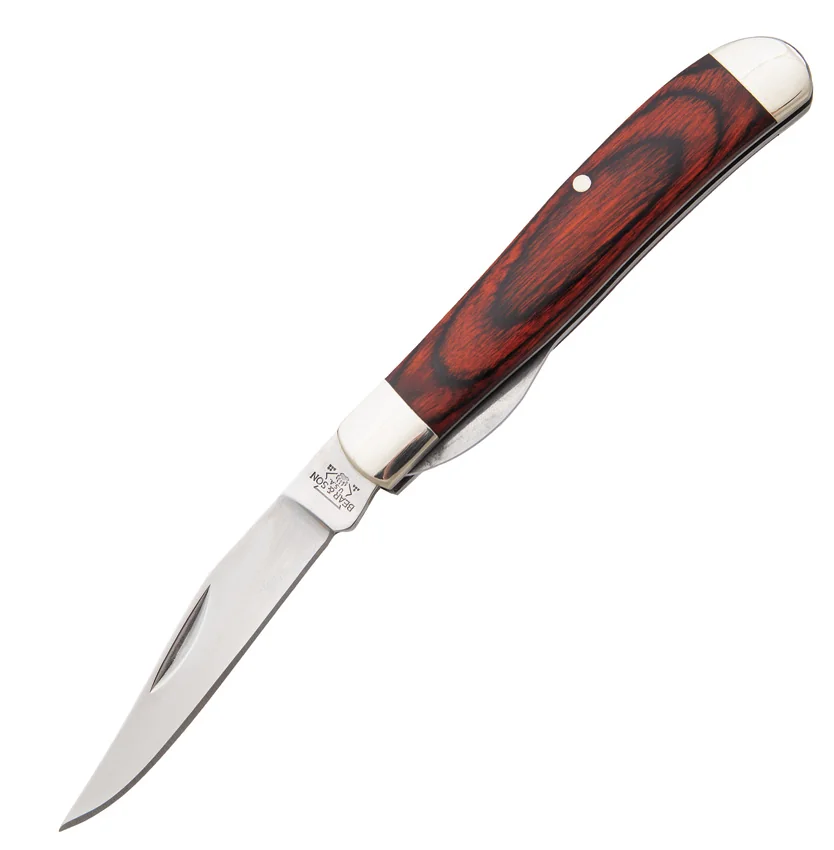 Bear & Son 206LR Liner Lock Knife Rosewood (2.75" Satin)