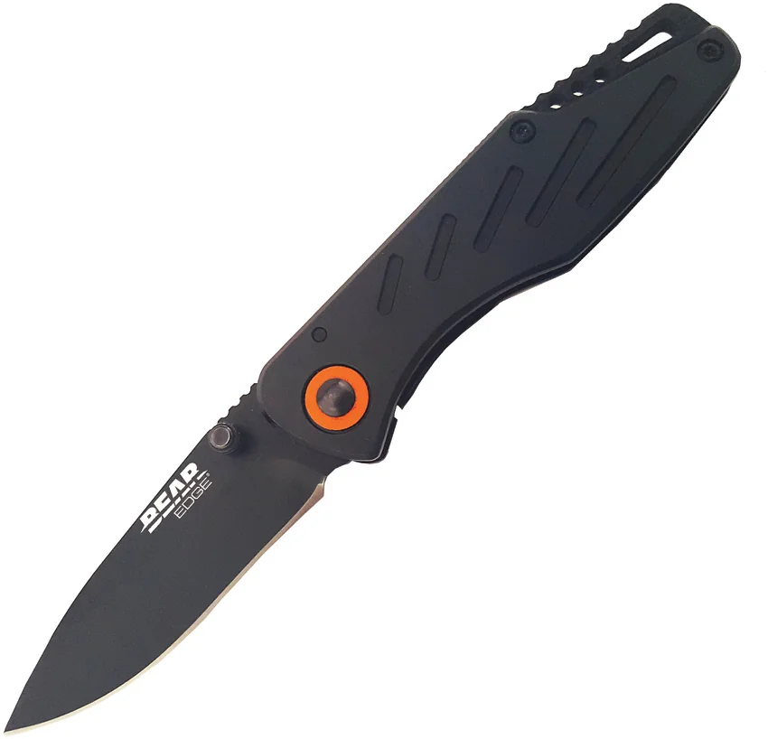 Bear Edge Frame Lock Knife Black (2.50" Black) 61104