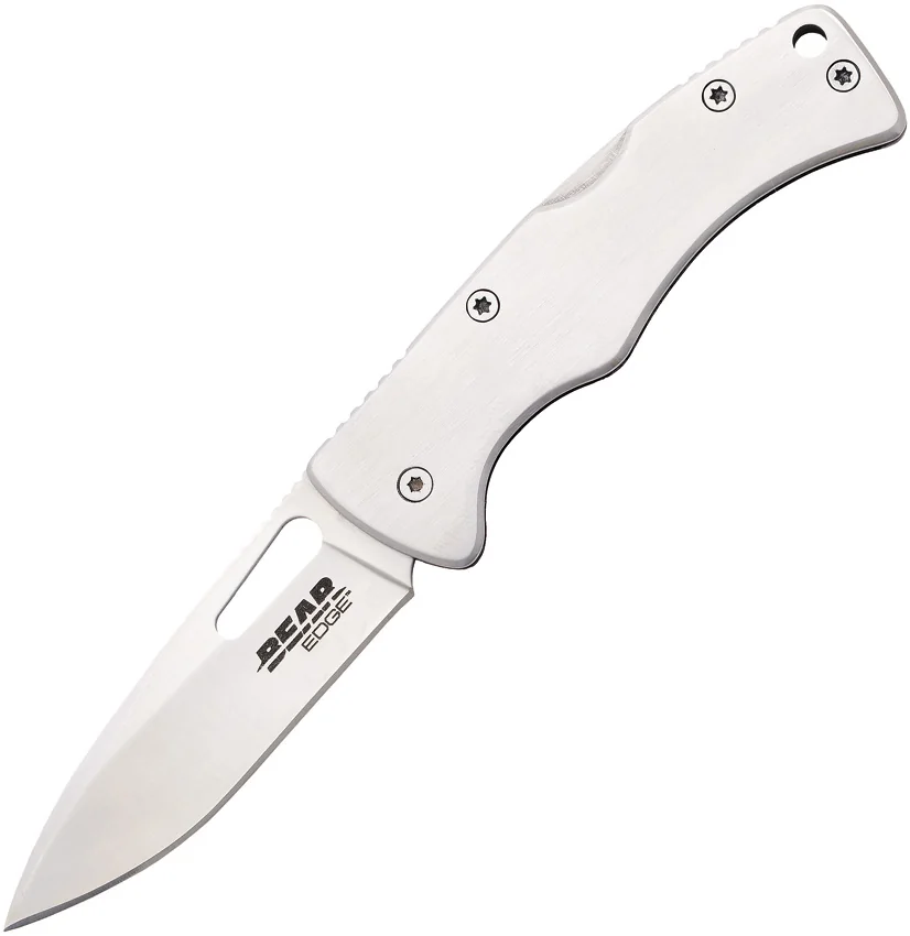 Bear Edge Money Clip 3.25" Lockback Knife (2.37" Satin) 61525