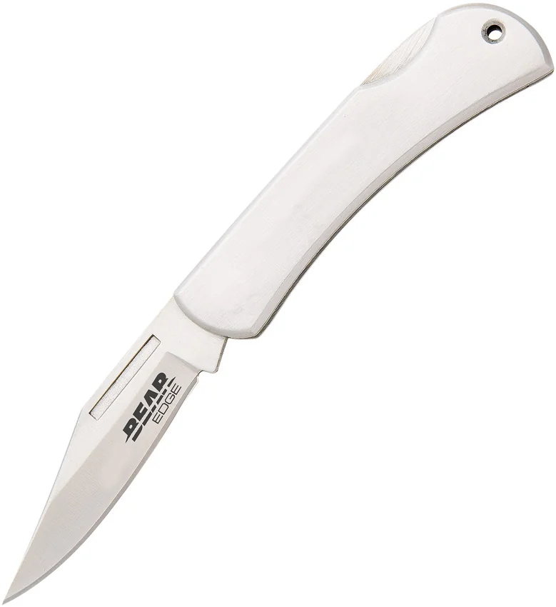 Bear Edge 116 Lockback Knife Stainless Steel (2.1" Satin)