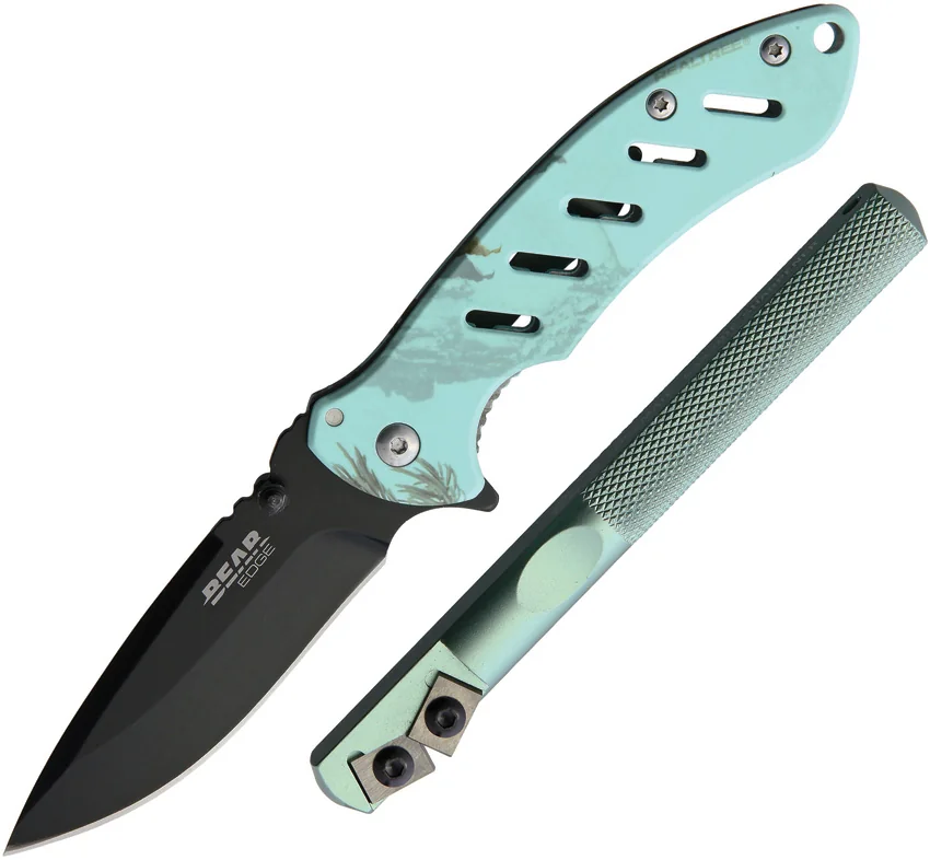 Bear Edge Framelock/Edgemate Combo Tea
