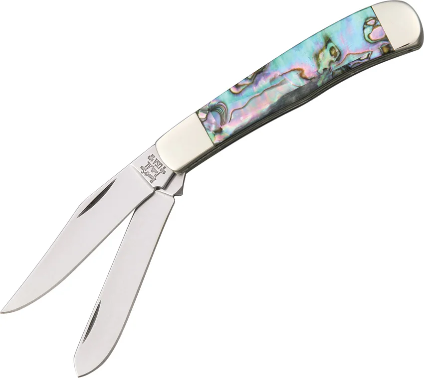Bear & Son Cutlery Little Trapper 3" Genuine Abalone AB54 1/2
