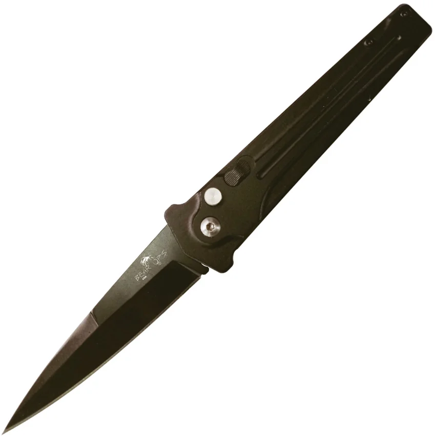 Bear Ops Bold Action III Small Automatic Knife (3.5" Black) AC-300-AIBK-B
