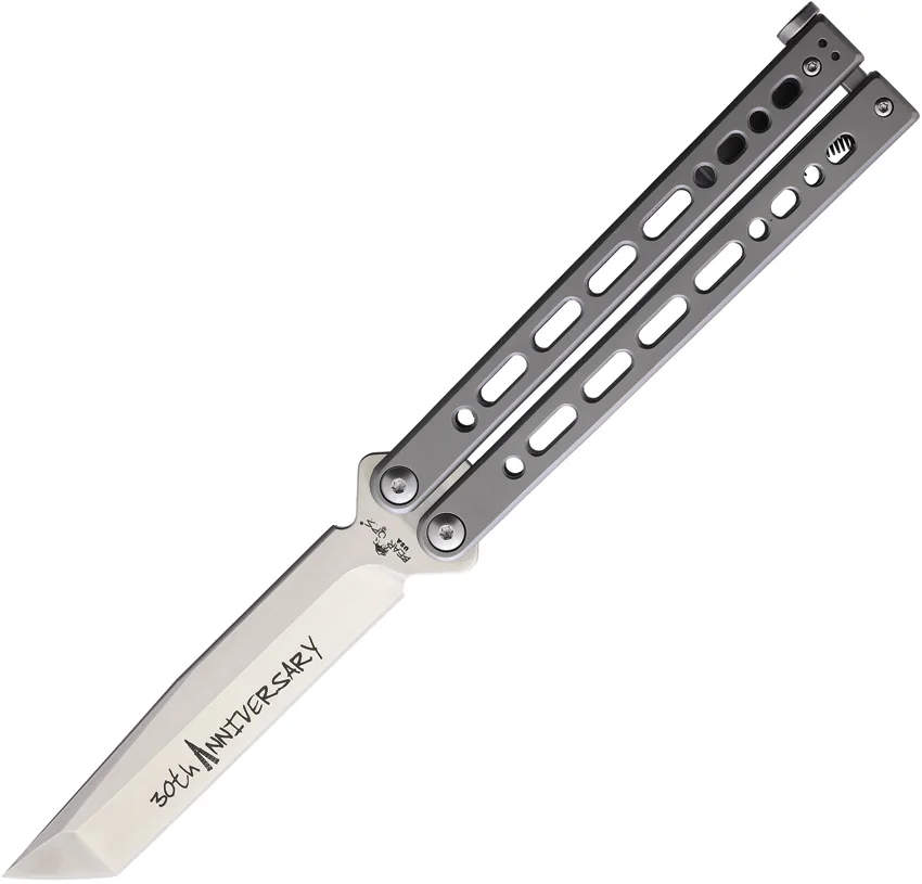 Bear & Son 30th Anniversary Bear Song VIII Butterfly Knife Tanto (5" Satin)