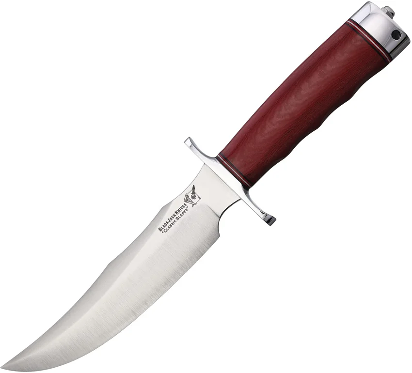 Black Jack Model 4 Fixed Blade Red Mic