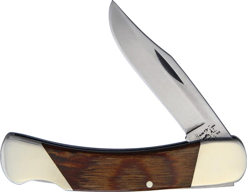 Bear & Son Heritage Walnut Lockback Knife (3" Satin)