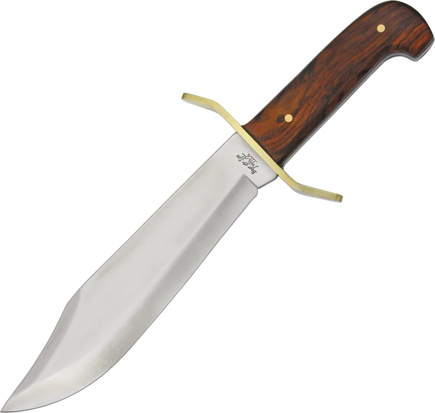 Bear & Son Gold Rush Bowie Fixed Blade Knife Cocobolo (9" Satin) CB00