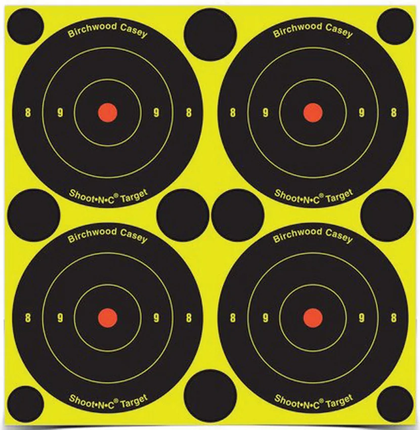 Birchwood Casey Shoot-NC 3in Bulls Eye Target