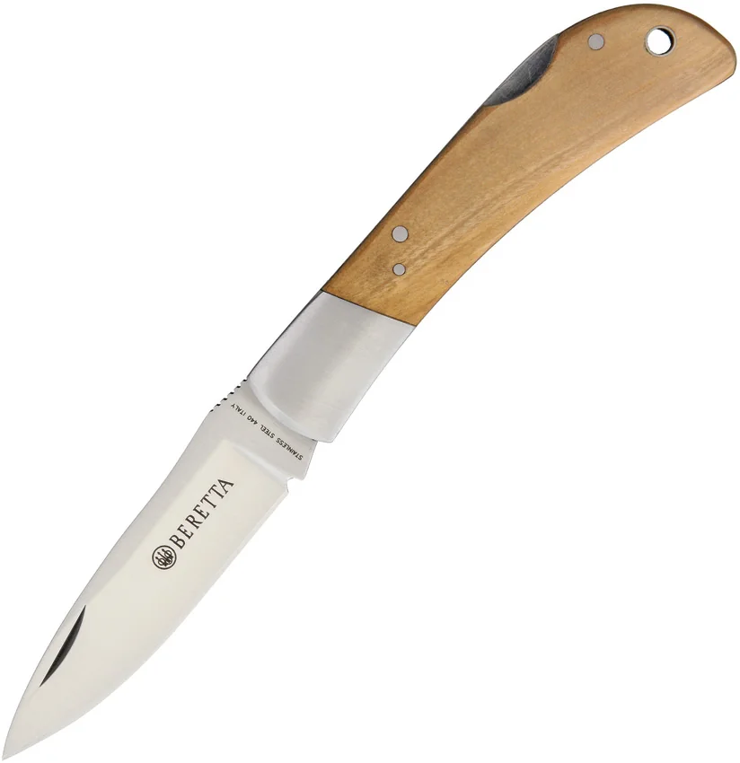 Beretta Olive Wood Lockback