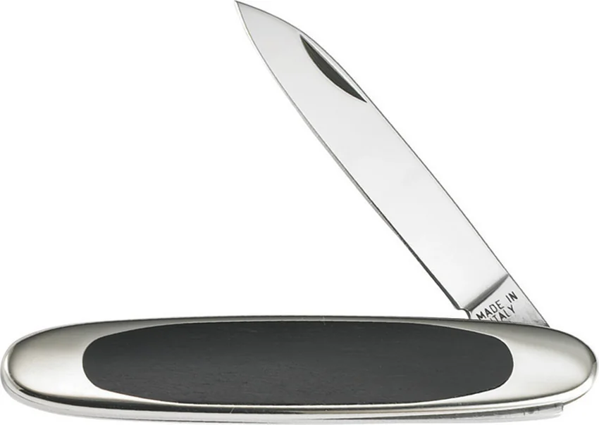 Beretta Gentleman's Folder Knife 3.5" Stainless with Ebony Wood (BE71915)