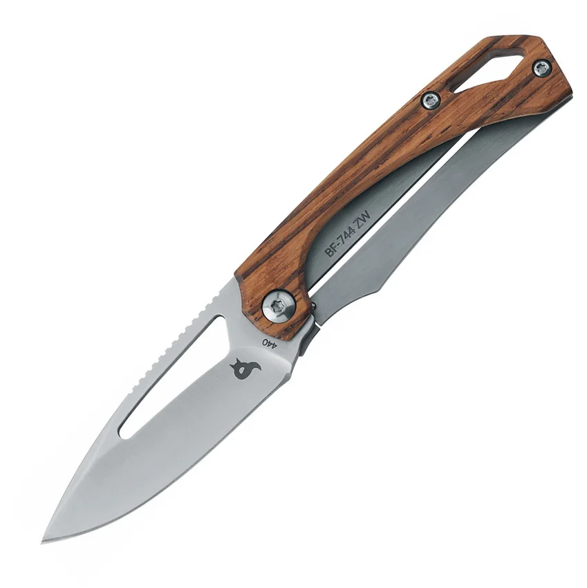 Black Fox Racli Framelock Zebrawood