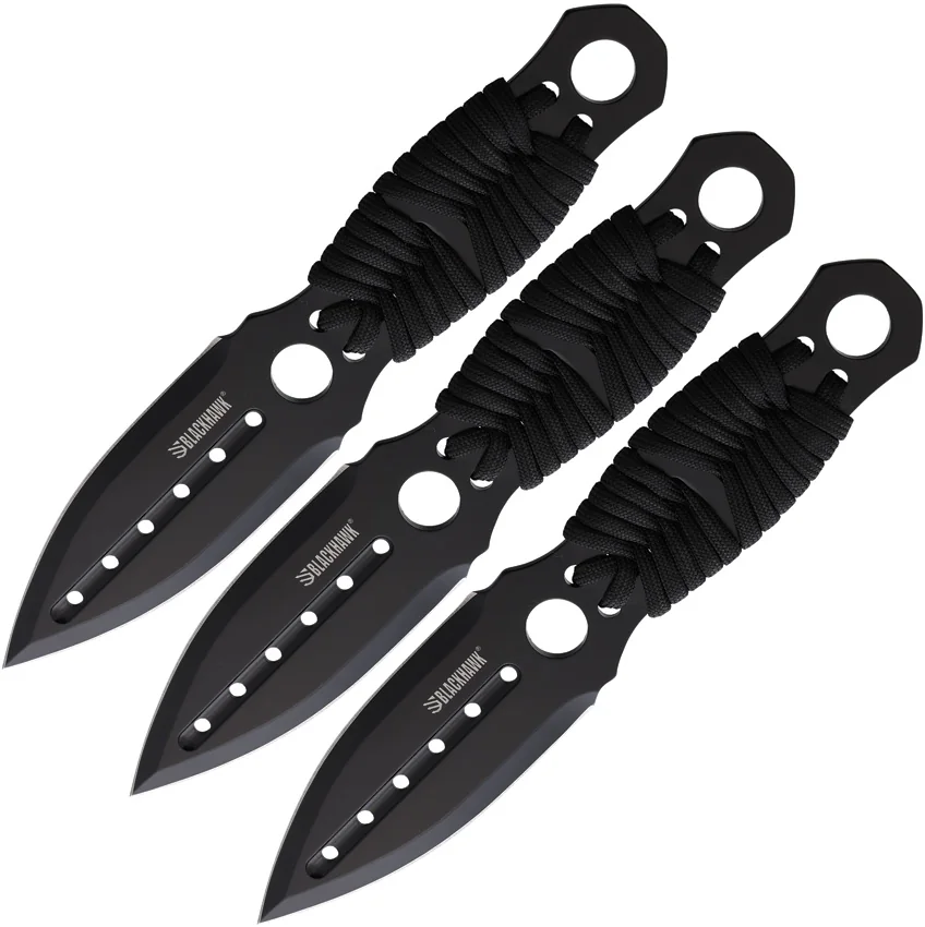 Blackhawk Direct Hit Throwing Knife Set (Black) BH15DH01BK