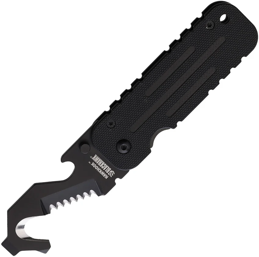 BlackHawk HawkHook Rescue Liner Lock Knife Black (2.25" Black)